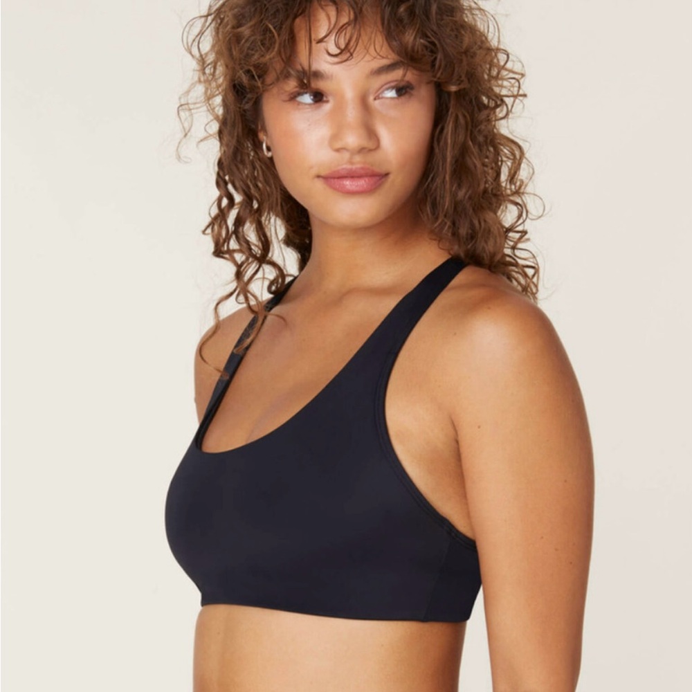 Andie Swim the Caledonia Top NWT size Small in Black | Criss Cross‎ Straps